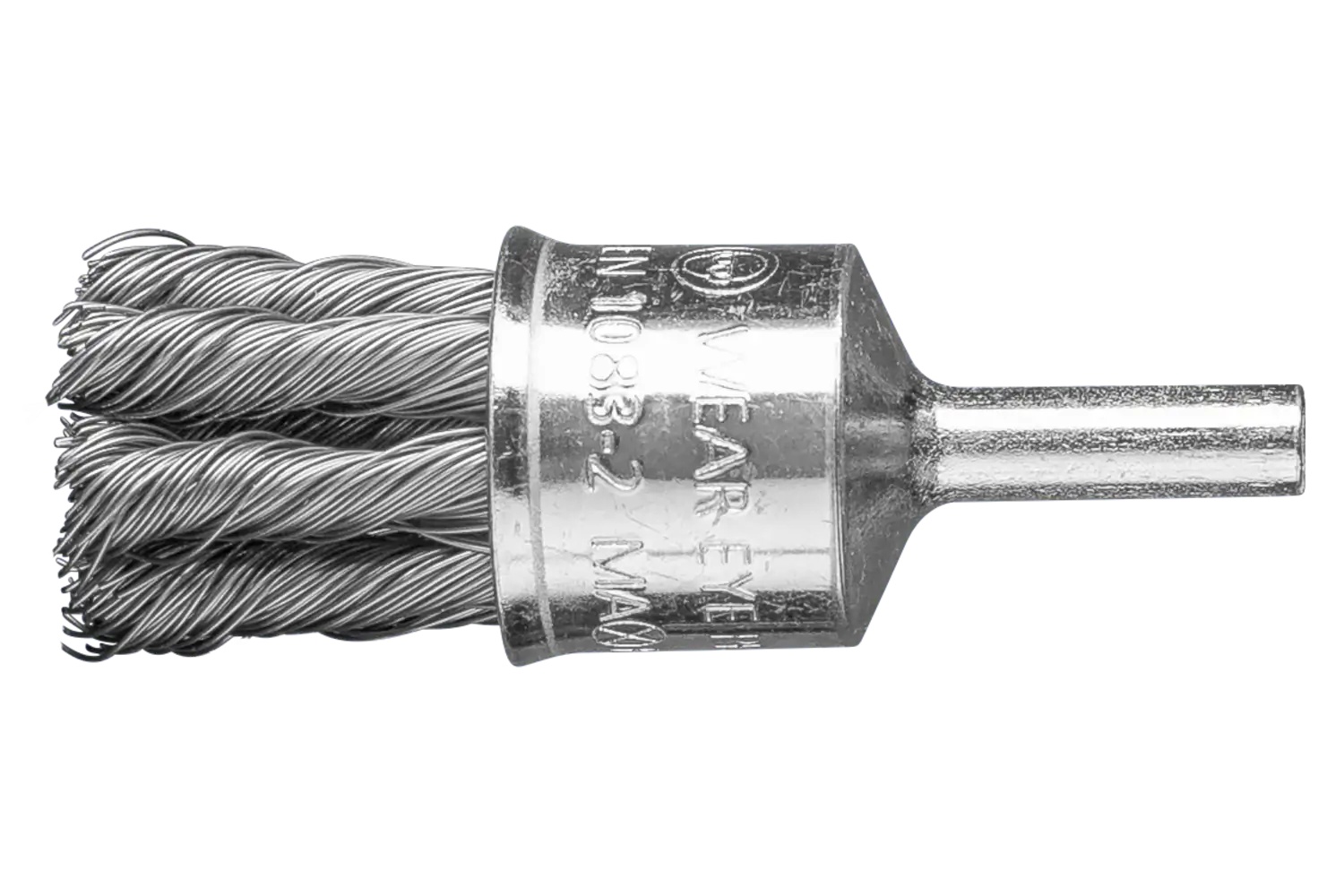 Picture of Pferd Knot Wire End Brush Psf 3/4" Dia. .014 Carbon Steel 1/4" Shank